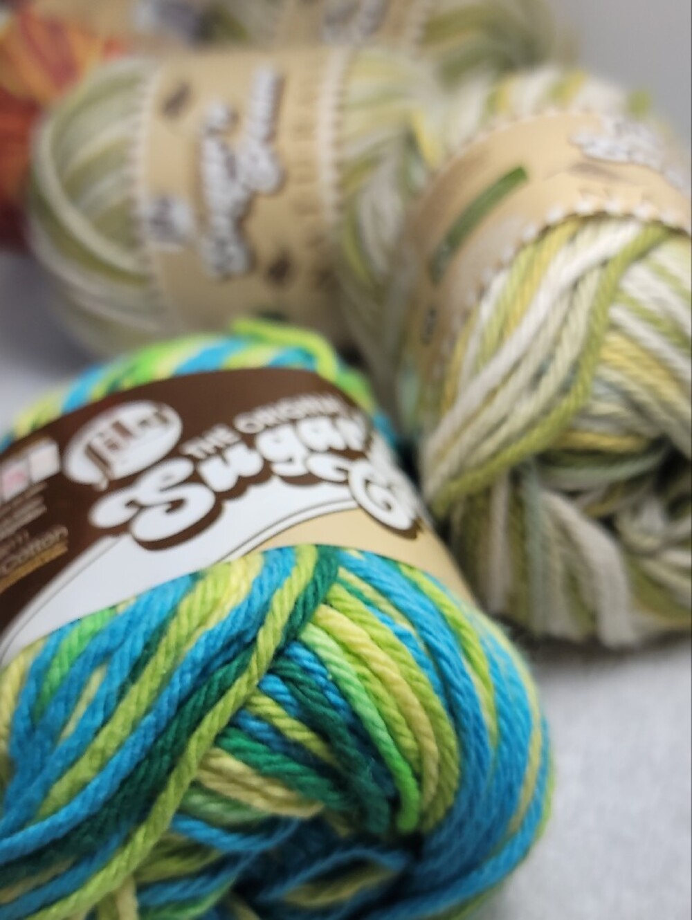Lion Brand/ Lily Cotton Multicolor Yarn - 17 Balls - NWT - Picture 9 of 16